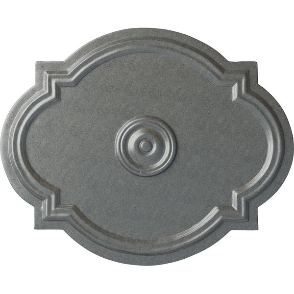 Ekena Millwork Waltz Ceiling Medallion (Fits Canopies up to 4 1/2"), 21 1/4"W x 17 3/8"H x 1"P, Platinum CM21WAPLS - main